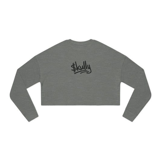 DAB Skully Graphic Cropped Sweatshirt | skull crown streetwear