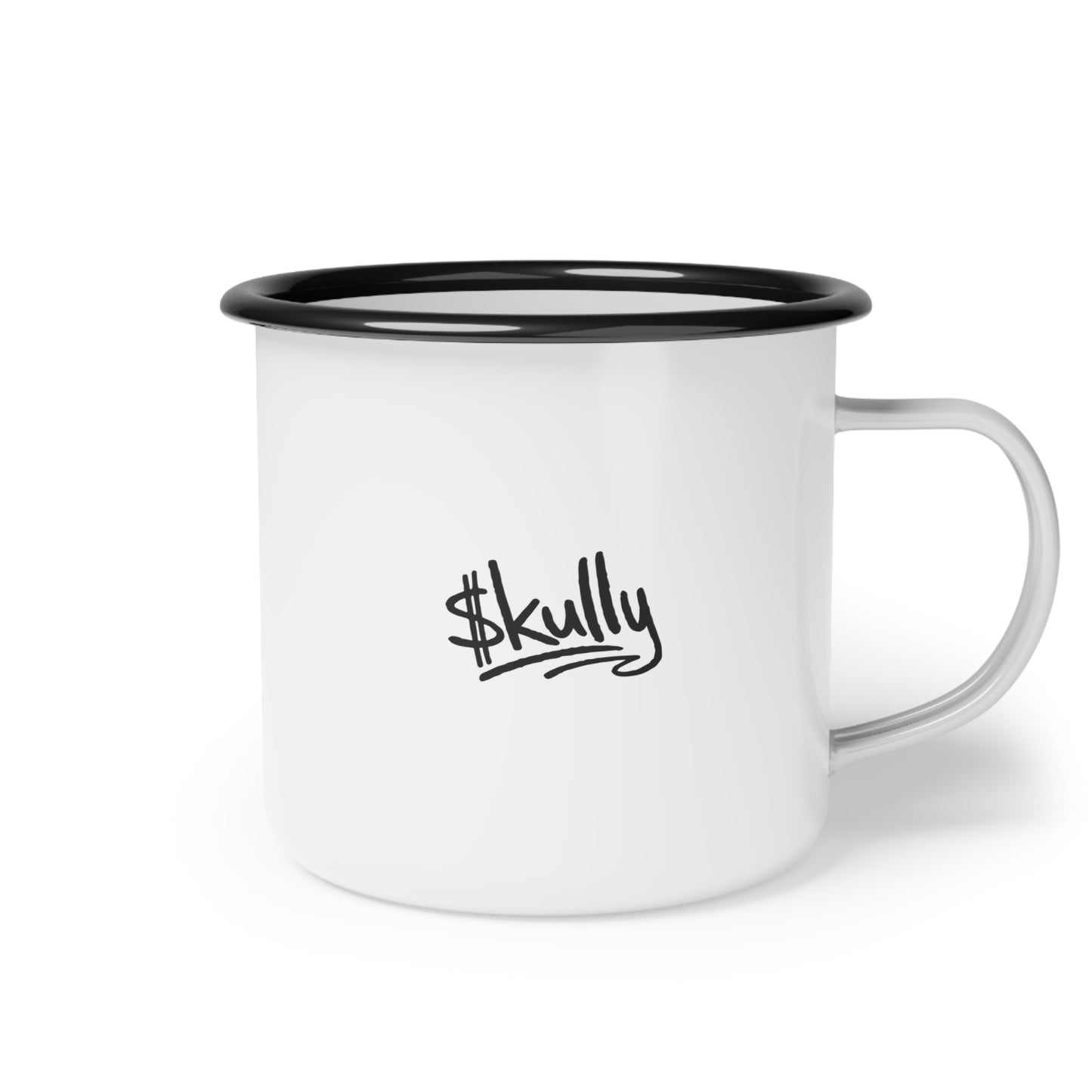 Skull with Crown Enamel Camp Cup | Retro Punk Skull Mug