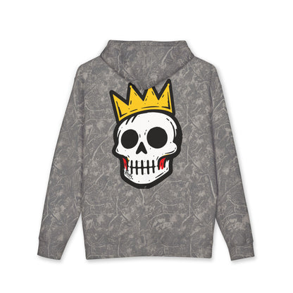 Skully Script Logo Hoodie | Crowned Skull Graphic Hoodie