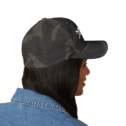 DAB "DARK ARTS" Text w/ small Crowned Skull Embroidered Cap | Structured Closed-Back Hat