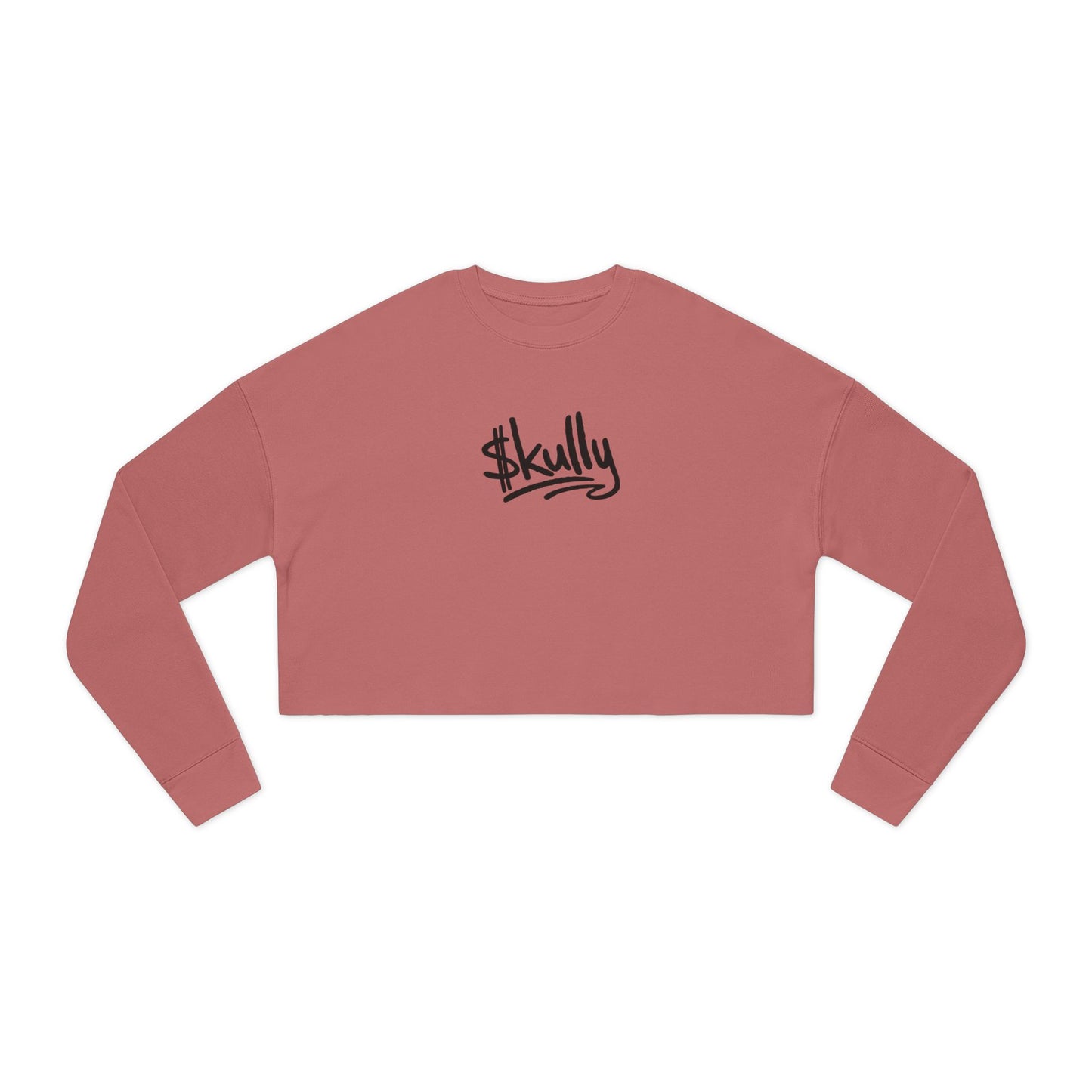 DAB Skully Graphic Cropped Sweatshirt | skull crown streetwear