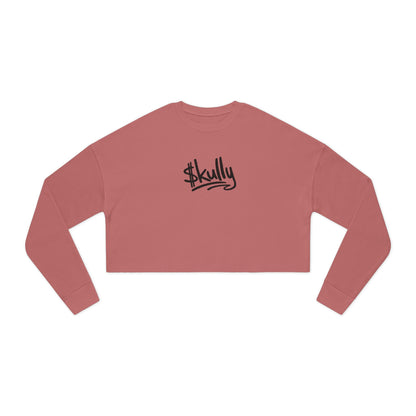 DAB Skully Graphic Cropped Sweatshirt | skull crown streetwear