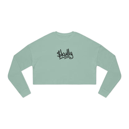 DAB Skully Graphic Cropped Sweatshirt | skull crown streetwear