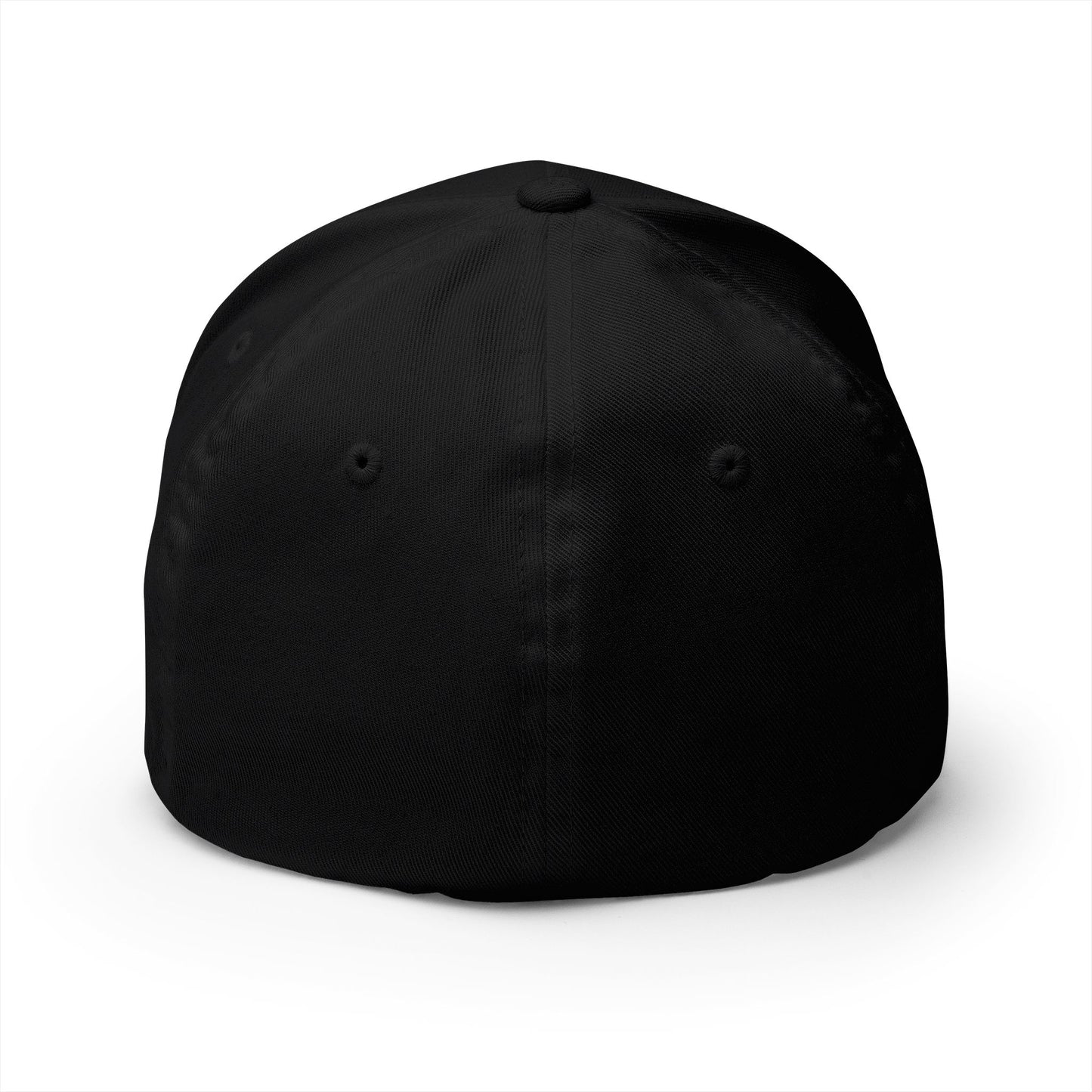Crowned Skull Embroidered Cap | Structured Closed-Back Hat